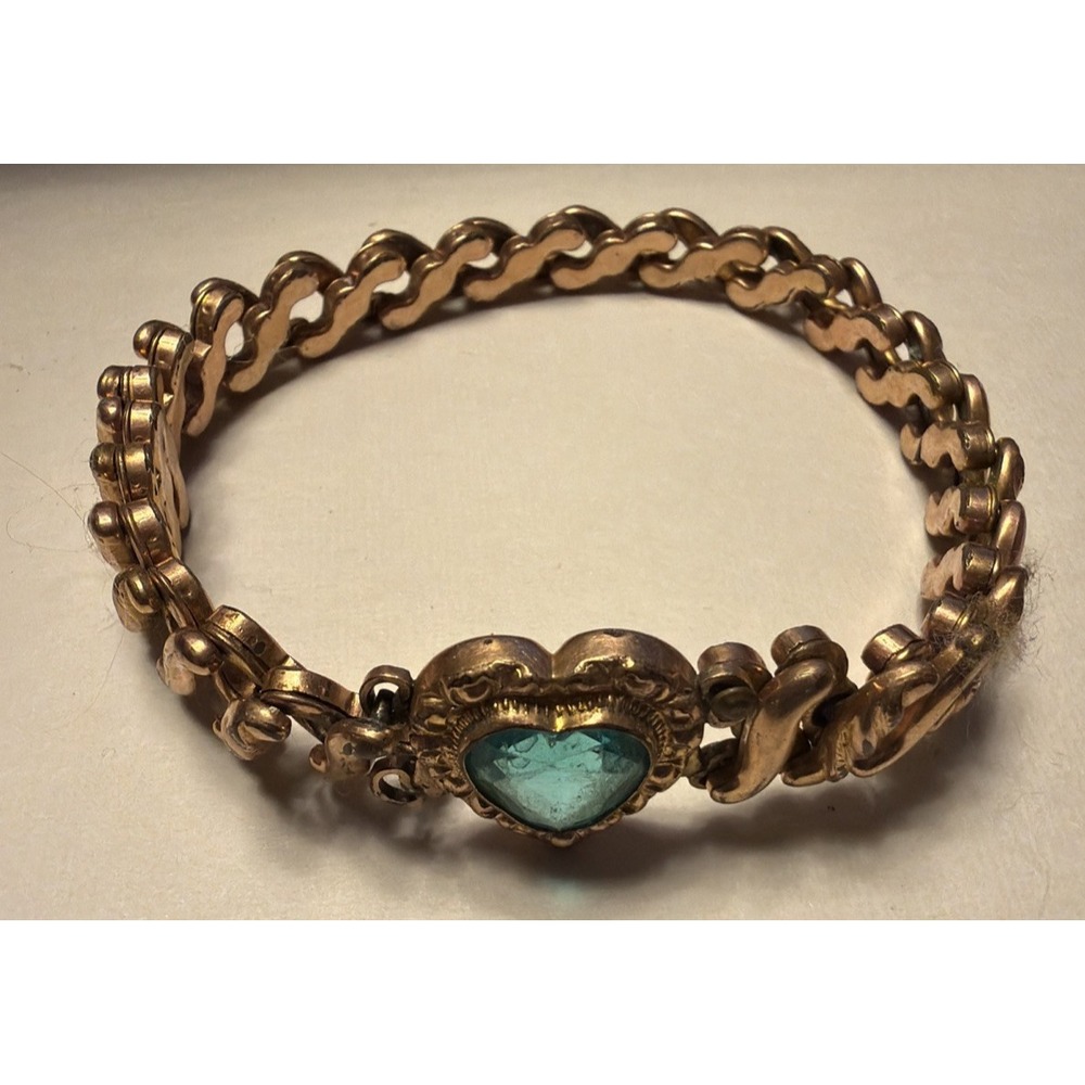 Vintage Gloria Expansion Bracelet  DFB TOURQUOISE CARMEN Heart large
